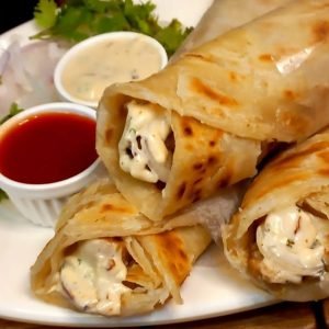 Malai Chicken Roll