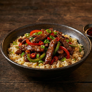 Chilli Beef Rice